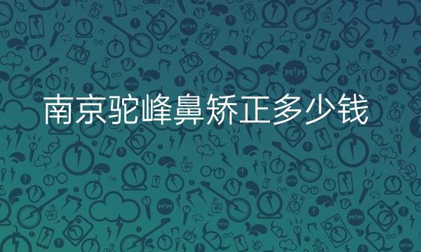 南京驼峰鼻矫正看这几家!实力技术稳稳的