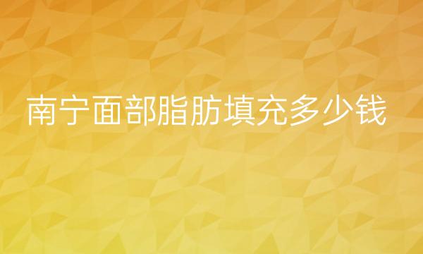 南宁面部脂肪填充整形医院哪家好?医院排名前10名单一览