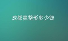 成都鼻整形医院哪家好?玛丽亚、米兰柏羽都可以