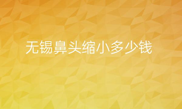 无锡鼻头缩小整形医院哪家好?医院分享