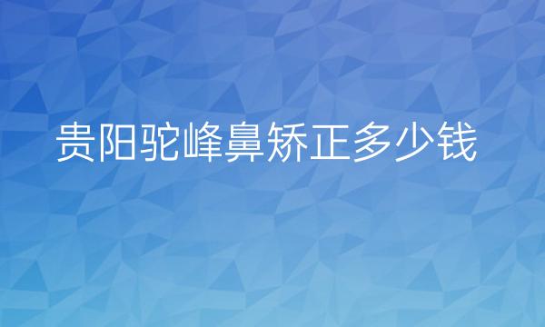 贵阳驼峰鼻矫正整形医院哪家好?华美紫馨再居榜首