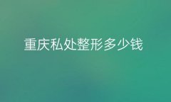 重庆私处整形医院哪家好?医院排名前10名单一览